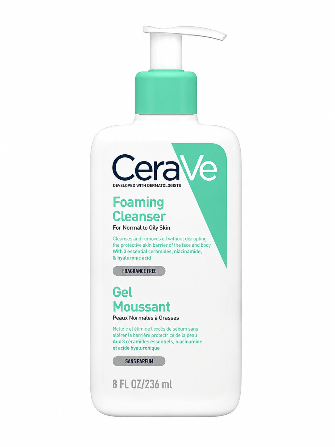 ژل شستشوی فومینگ سراوی پوست نرمال تا چرب Foaming Cleanser حجم 236 میل