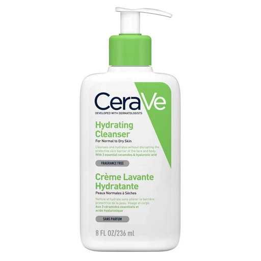 ژل شستشوی آبرسان سراوی پوست نرمال تا خشک (CeraVe Hydrating Cleanser) 236 میل