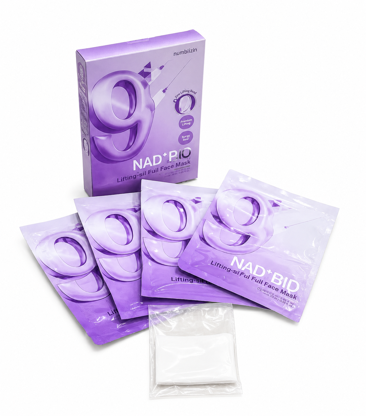 ماسک لیفت صورت و غبغب نامبوزین Numbuzin No.9 Sheet Mask | NAD+ BIOمستر کوالیتی