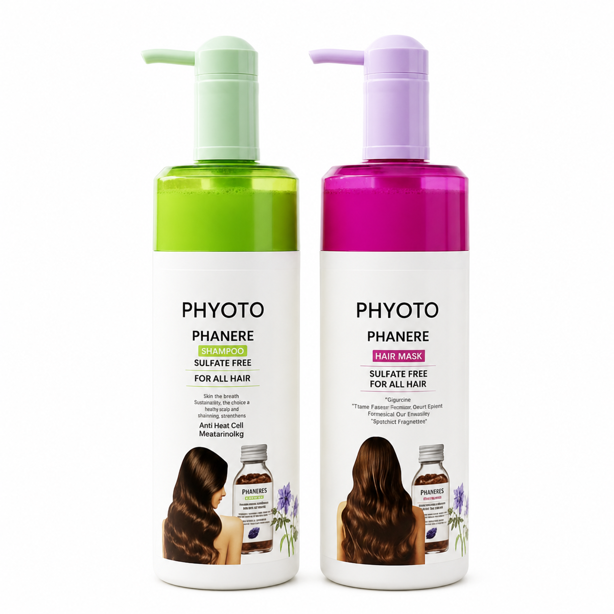 1782596352_9646418357 پک شامپو و ماسک مو فیتو فانر (Phyto Phanere) بدون سولفات | مناسب انواع مو - تصویر 1